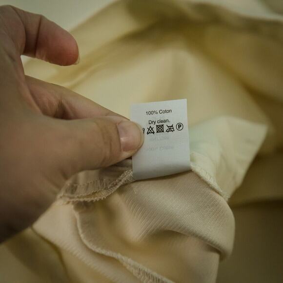 J. Crew Size 6 Ivory White The Pencil Skirt Double Serge Cotton Straight Skirt - Picture 6 of 7